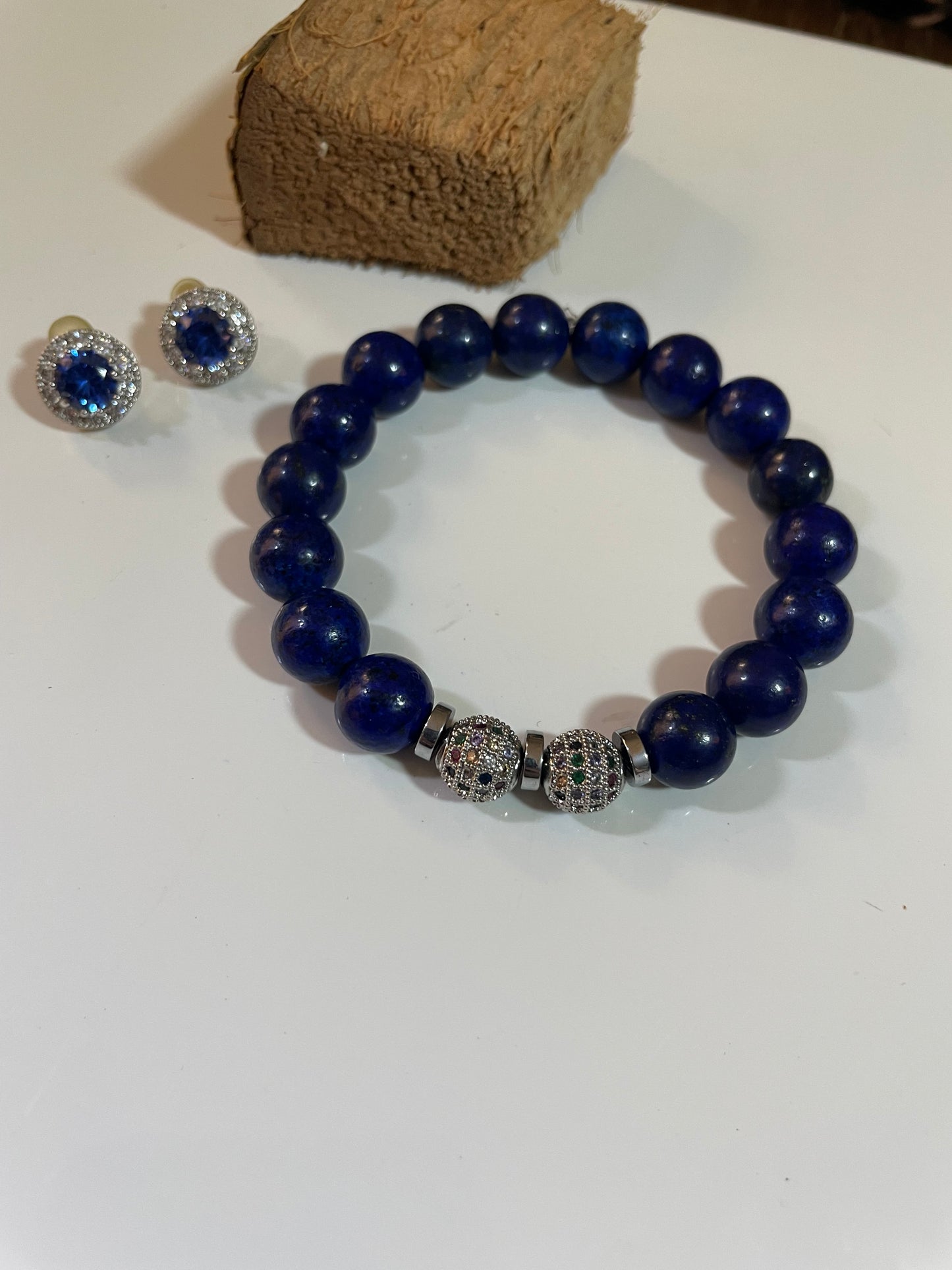 A Bracelet And Earrings Set