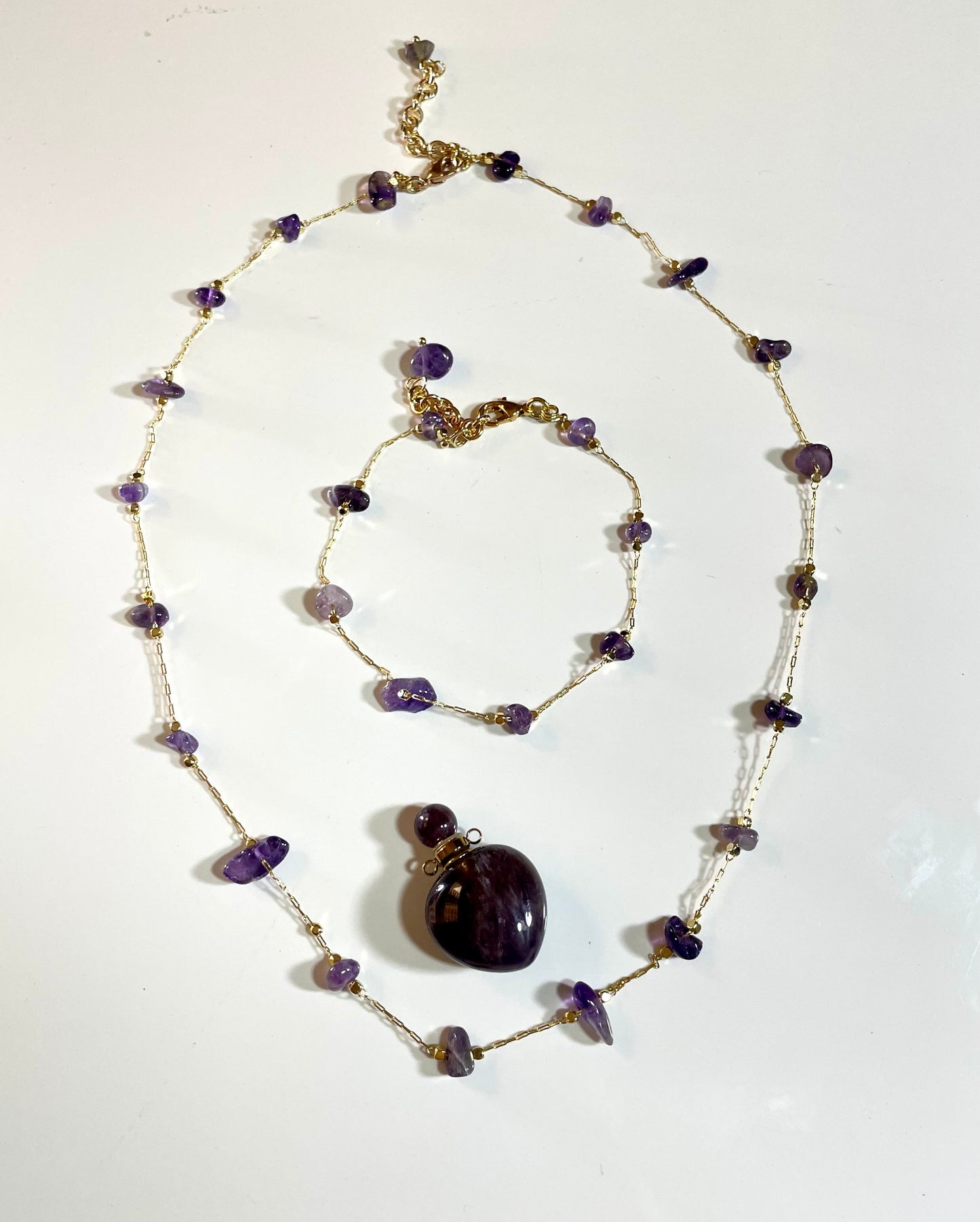 A Bracelet And Necklace Set